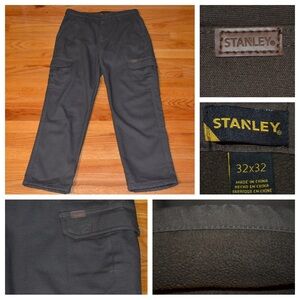 Men’s Stanley fleece-lined cargo pants, size 32”x32”